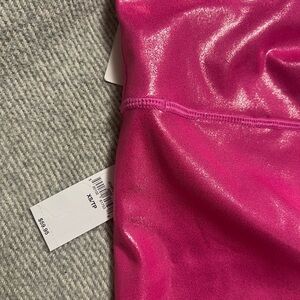 Gap XS liquid hot pink metallic shorts